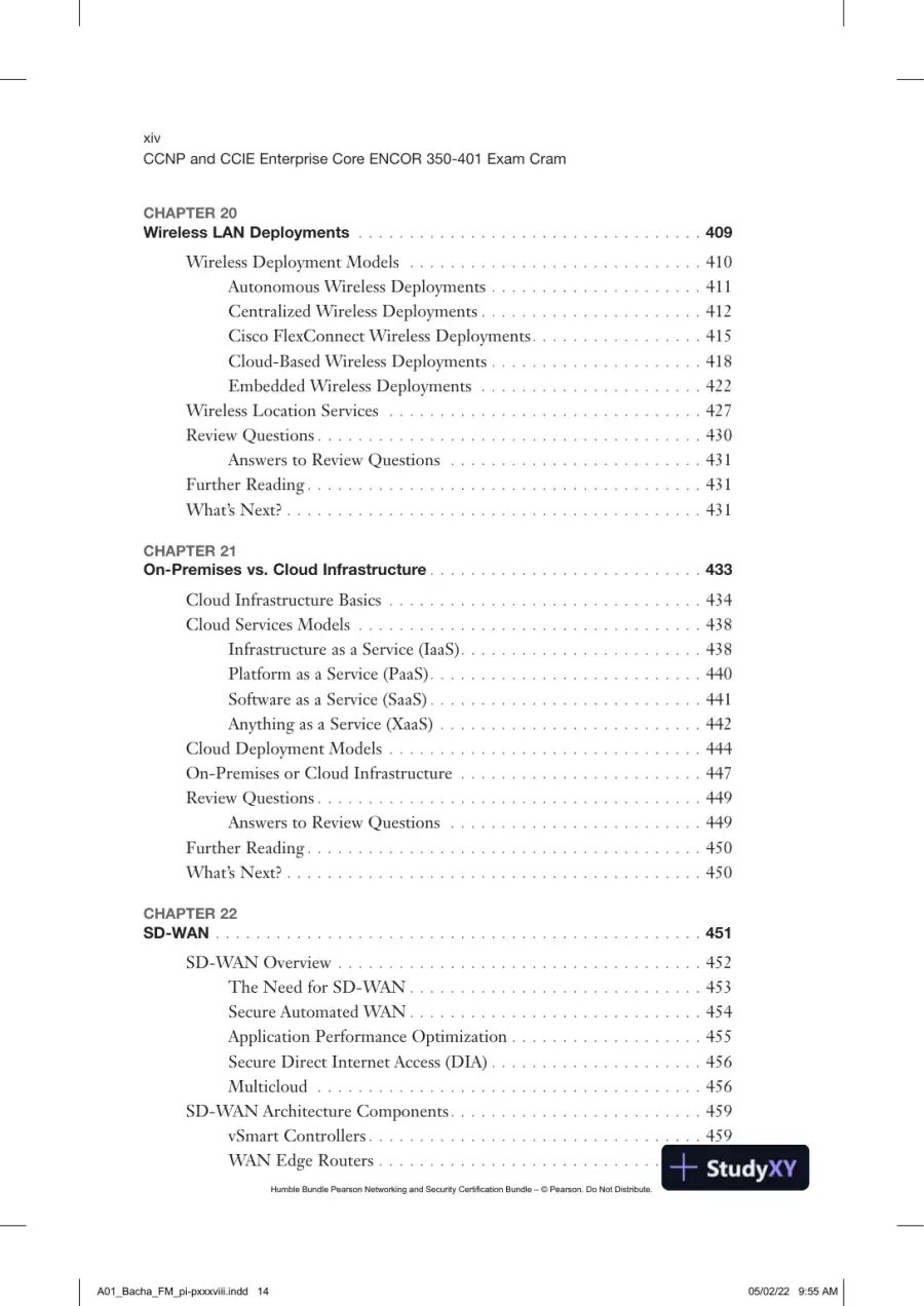 CCNP and CCIE Enterprise Core ENCOR 350-401 Exam Cram (2022), page 17