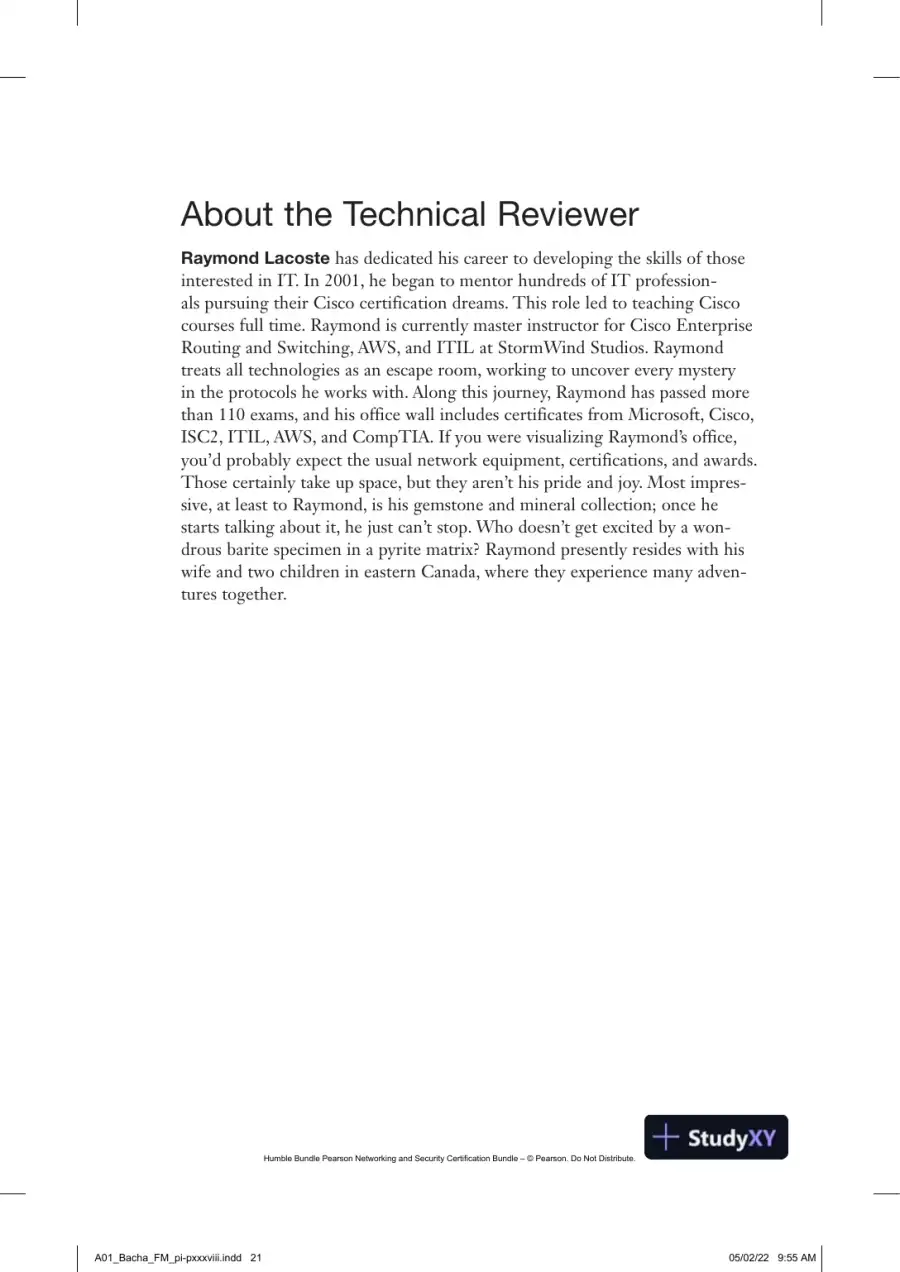 CCNP and CCIE Enterprise Core ENCOR 350-401 Exam Cram (2022), page 24