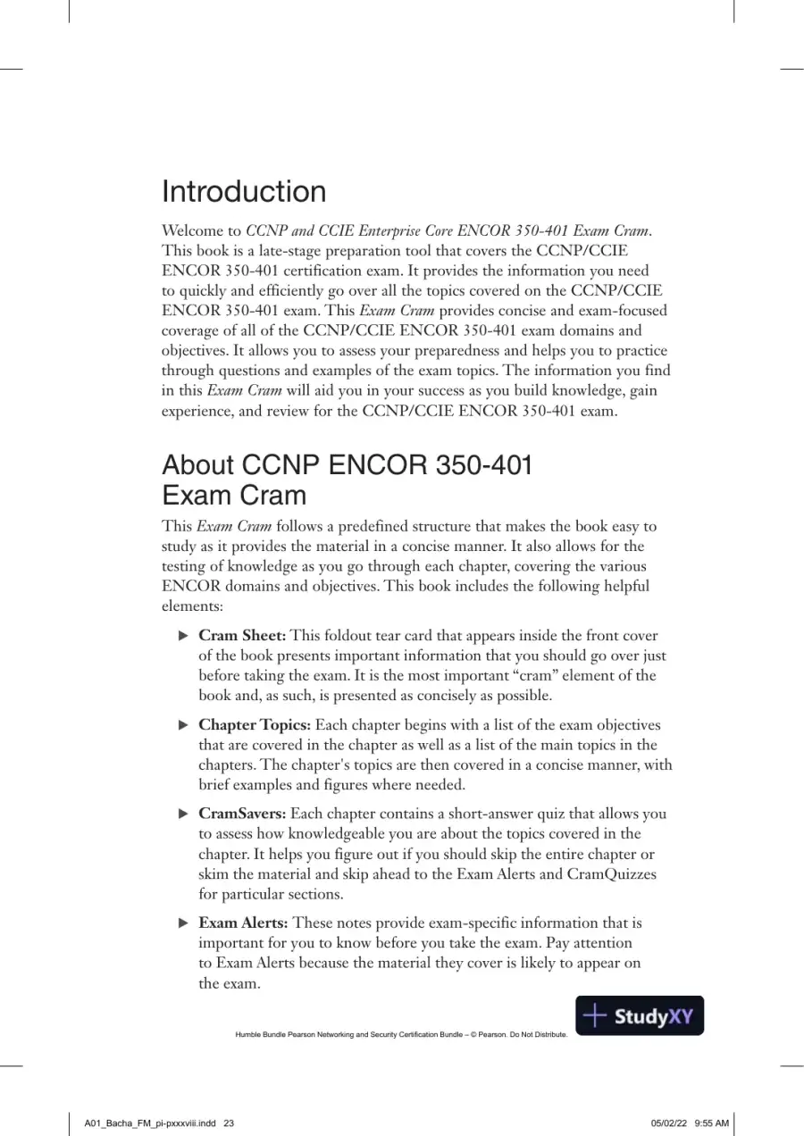 CCNP and CCIE Enterprise Core ENCOR 350-401 Exam Cram (2022), page 26