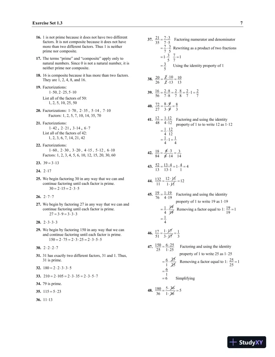 Solution Manual for Elementary and Intermediate Algebra Concepts and Applications, 7th Edition, page 10