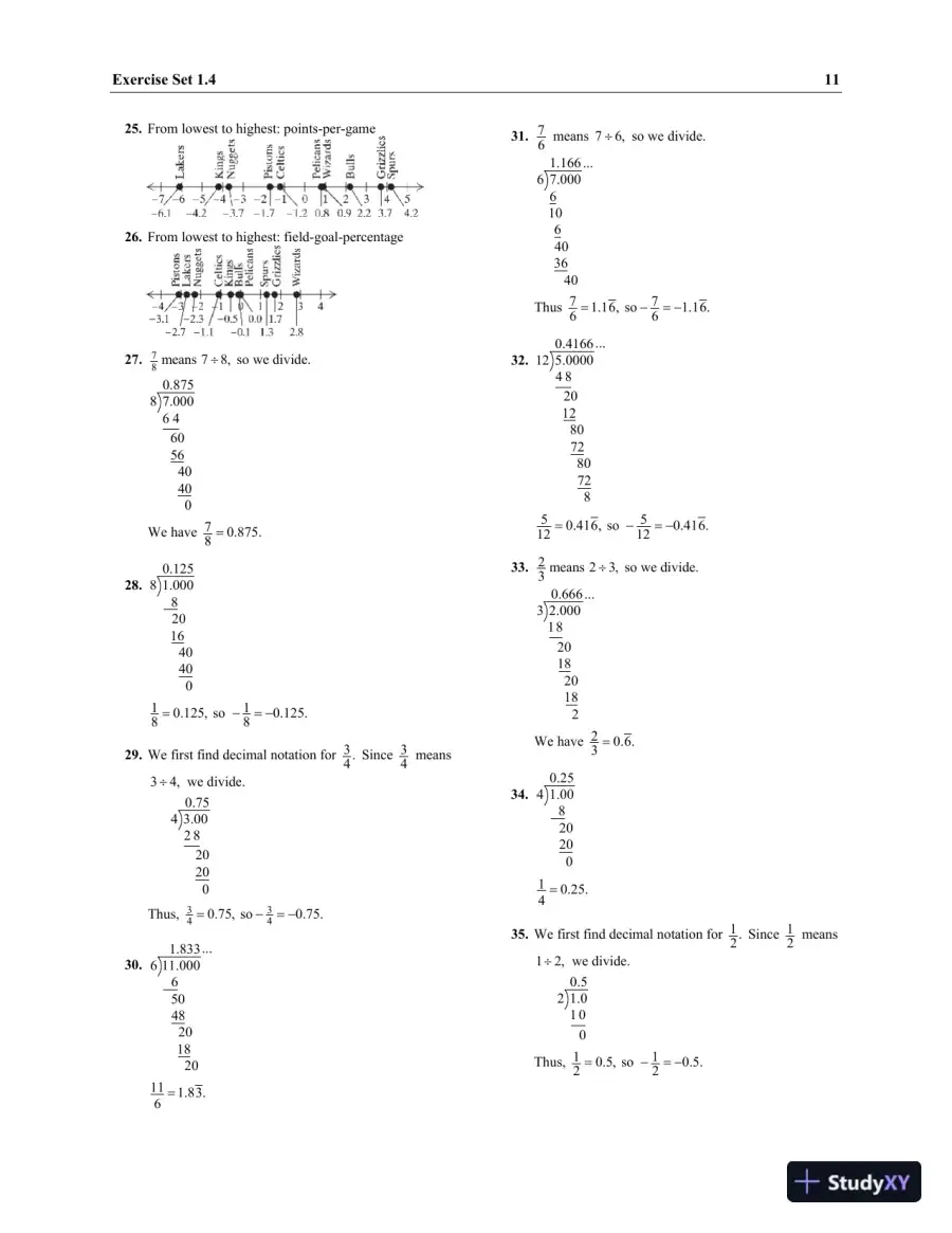 Solution Manual for Elementary and Intermediate Algebra Concepts and Applications, 7th Edition, page 14
