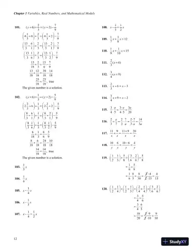 Solution Manual for Introductory and Intermediate Algebra for College Students, 6th Edition - Page 15 preview image