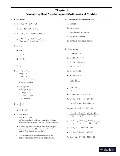 Solution Manual for Introductory and Intermediate Algebra for College Students, 6th Edition - Page 4 preview image