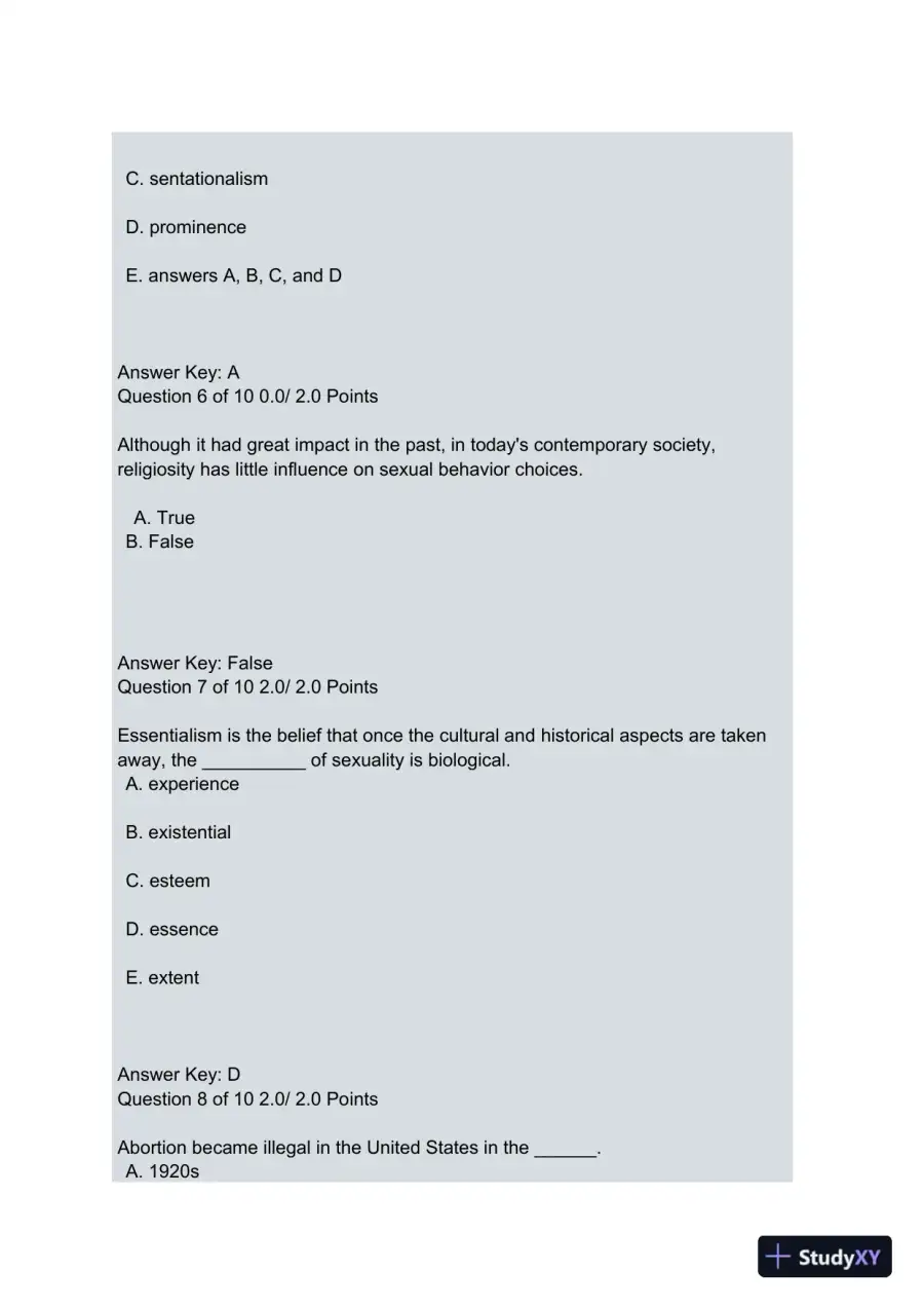 Human Sexuality: Key Concepts, Communication, and Contraception, page 4