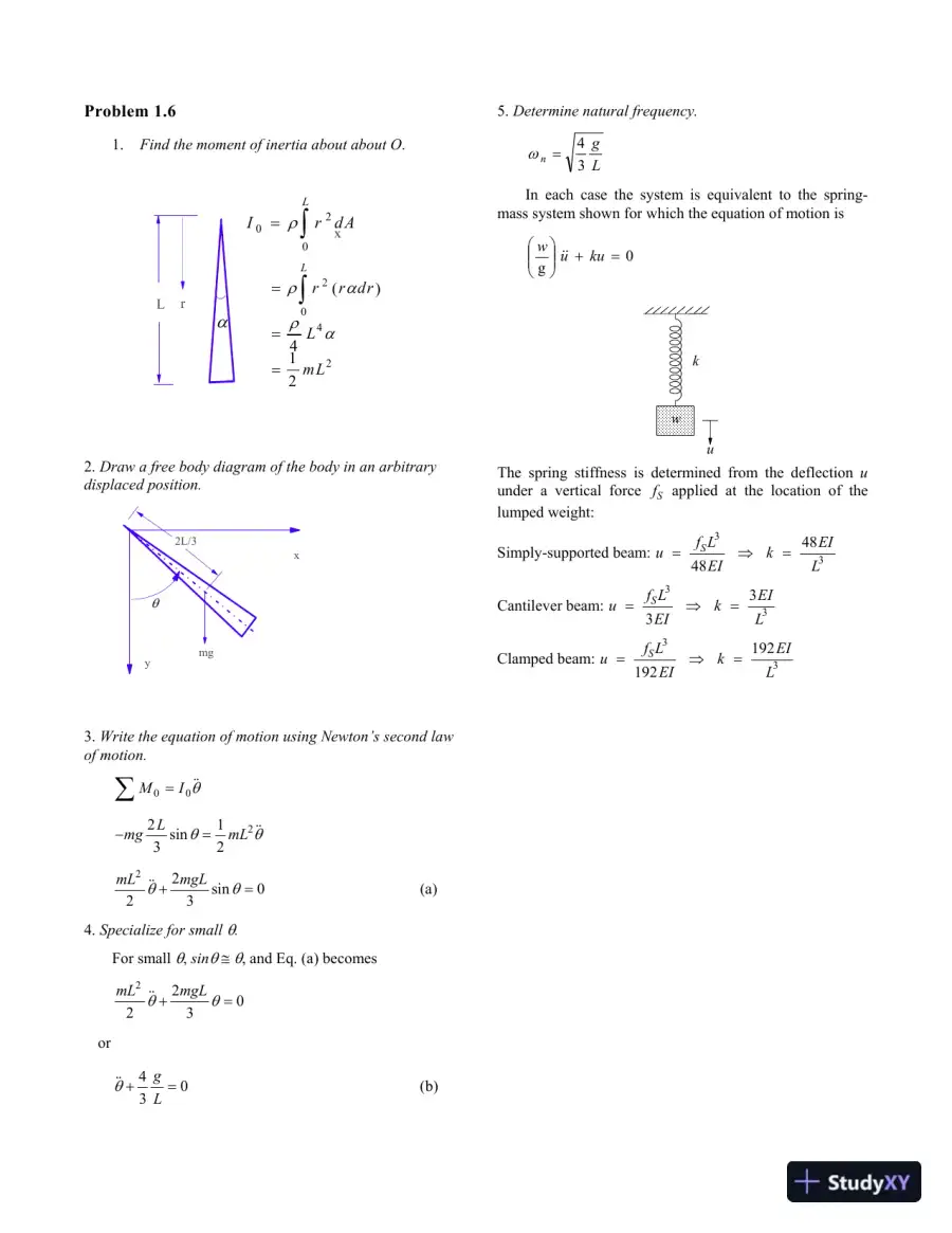 Solution Manual For Dynamics of Structures, 4th Edition, page 7