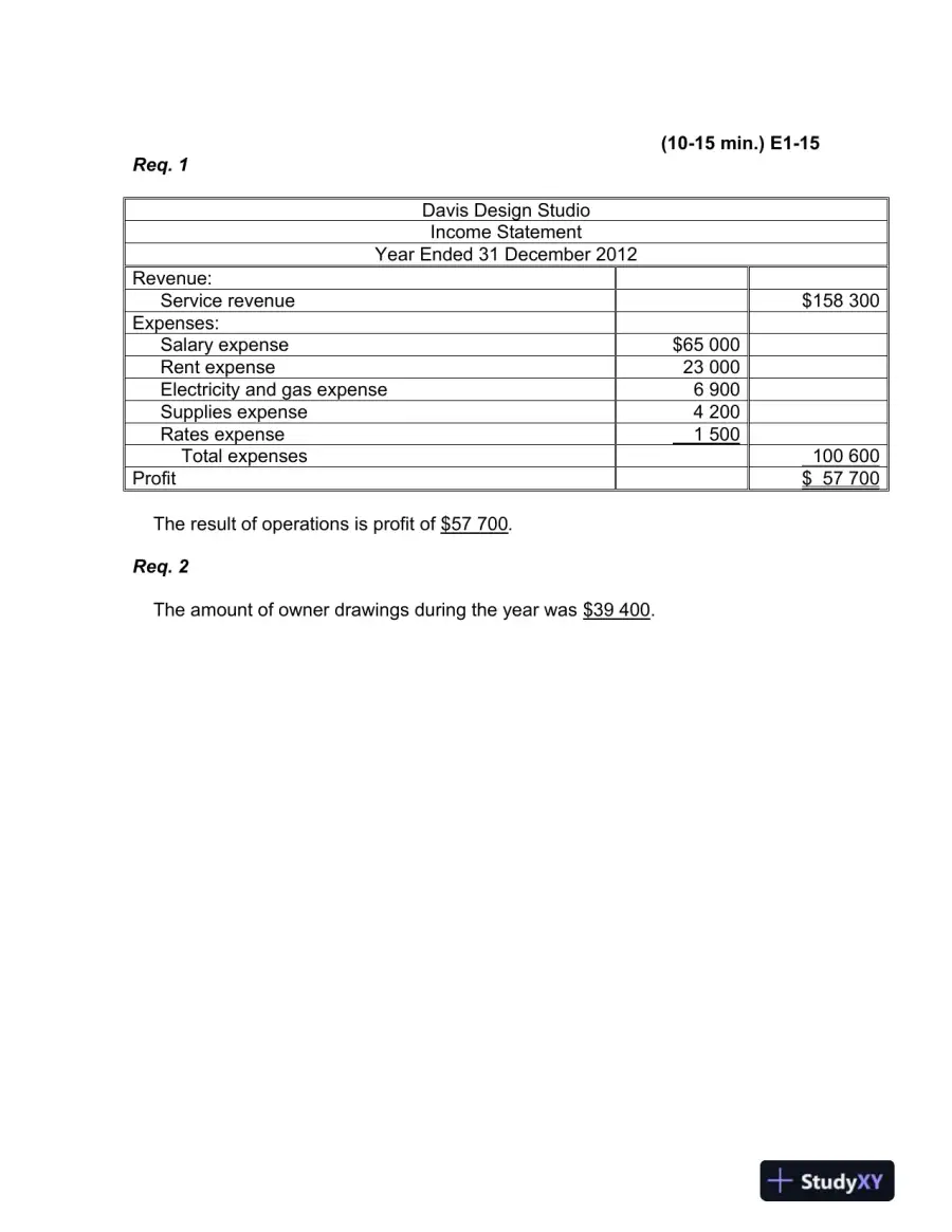 Accounting, 7th Edition Solution Manual, page 15