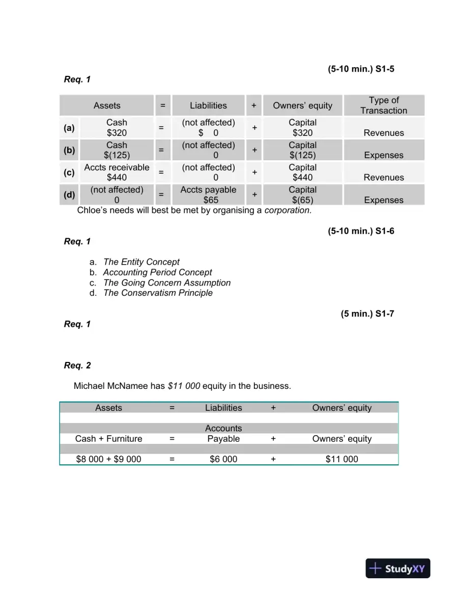 Accounting, 7th Edition Solution Manual, page 4
