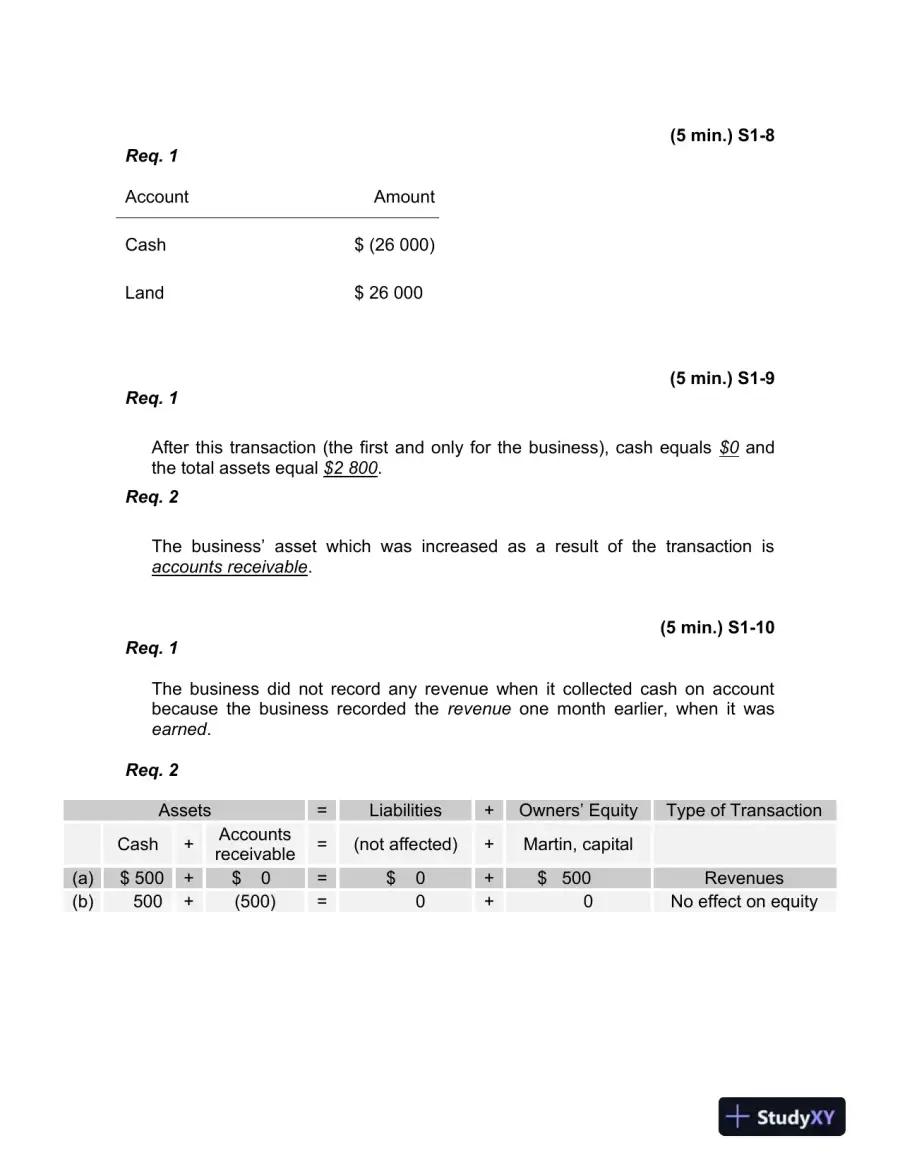 Accounting, 7th Edition Solution Manual, page 5