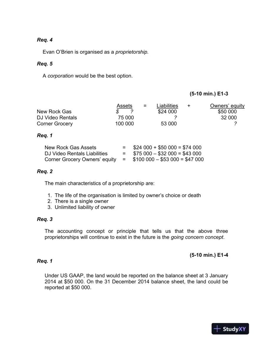 Accounting, 7th Edition Solution Manual, page 8