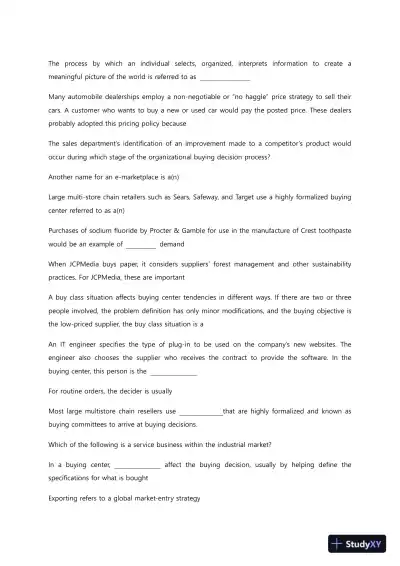 Liberty University BUSI 330 Midterm Exam Complete Solutions Correct Answers Key - Page 5 preview image