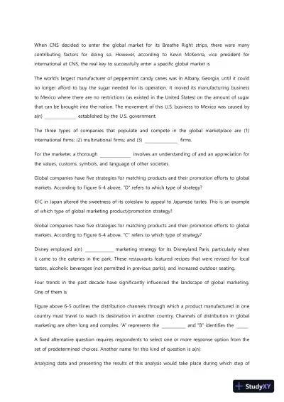 Liberty University BUSI 330 Midterm Exam Complete Solutions Correct Answers Key - Page 6 preview image