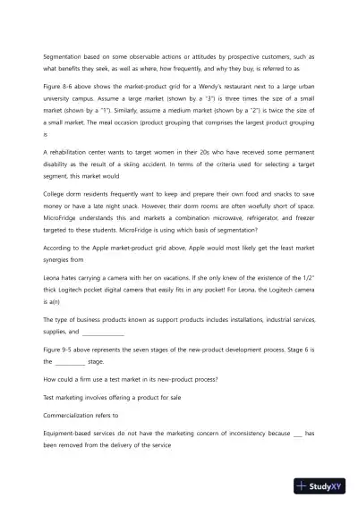 Liberty University BUSI 330 Midterm Exam Complete Solutions Correct Answers Key - Page 8 preview image