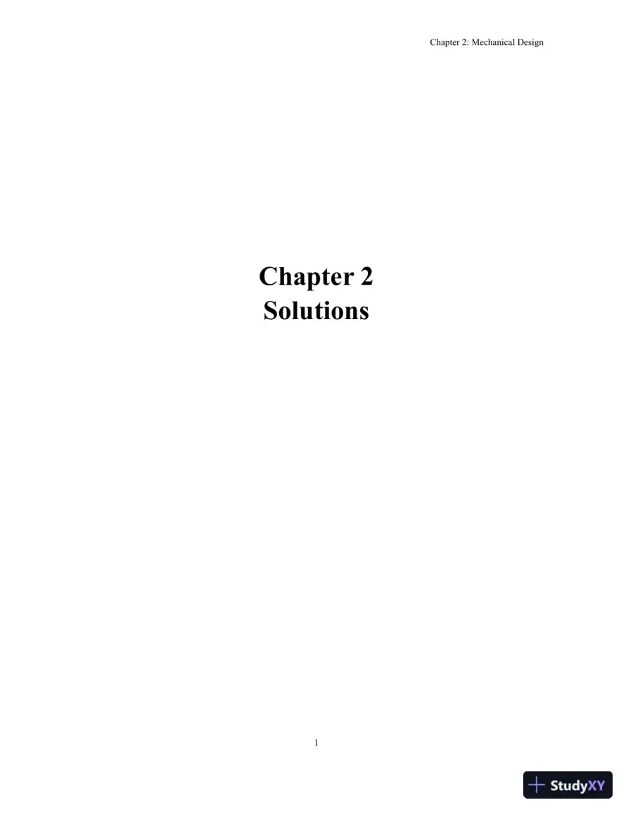 Solution Manual for An Introduction to Mechanical Engineering, 3rd Edition, page 4