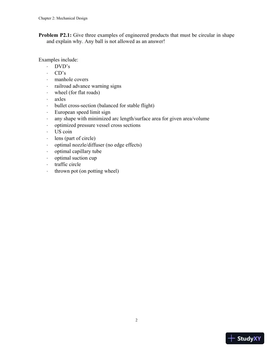 Solution Manual for An Introduction to Mechanical Engineering, 3rd Edition, page 5