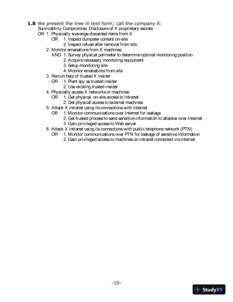 Solution Manual for Network Security Essentials: Applications and Standards, 6th Edition, page 9