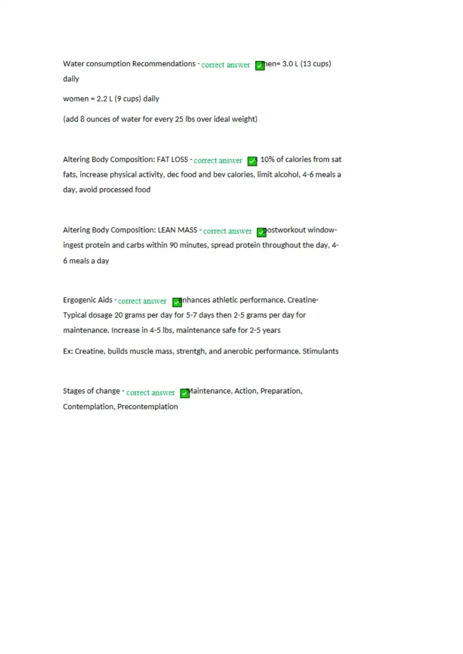 Nasm CPT Final Exam Study Guide, page 4