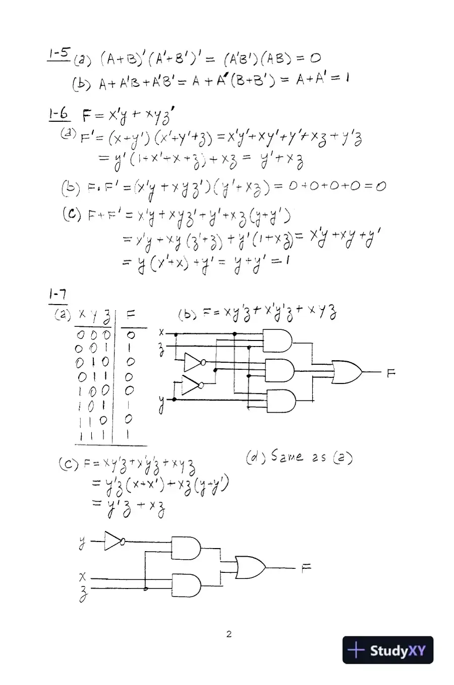 Solution Manual For Computer System Architecture, 3rd Edition, page 5