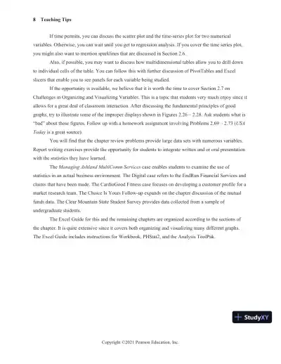 Solution Manual for Statistics for Managers Using Microsoft Excel, 9th Edition - Page 14 preview image