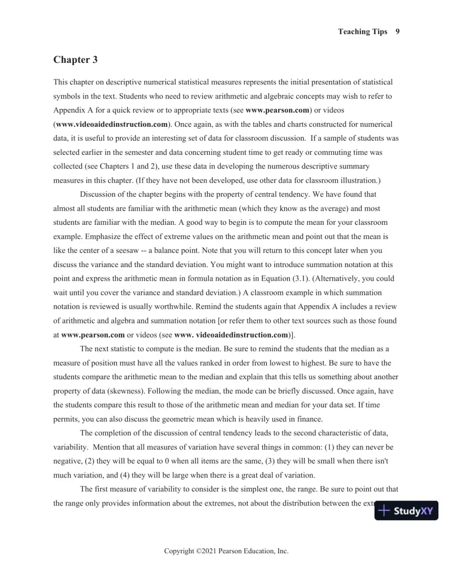 Solution Manual for Statistics for Managers Using Microsoft Excel, 9th Edition, page 15