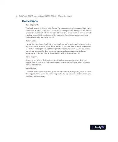 CCNP and CCIE Enterprise Core ENCOR 350-401 Official Cert Guide (2023) - Page 10 preview image