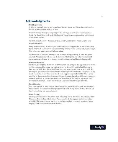 CCNP and CCIE Enterprise Core ENCOR 350-401 Official Cert Guide (2023) - Page 11 preview image