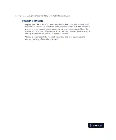 CCNP and CCIE Enterprise Core ENCOR 350-401 Official Cert Guide (2023) - Page 14 preview image