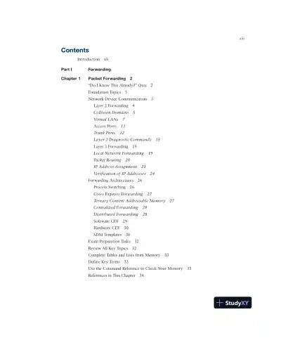 CCNP and CCIE Enterprise Core ENCOR 350-401 Official Cert Guide (2023) - Page 15 preview image