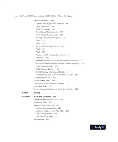 CCNP and CCIE Enterprise Core ENCOR 350-401 Official Cert Guide (2023) - Page 18 preview image