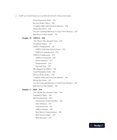 CCNP and CCIE Enterprise Core ENCOR 350-401 Official Cert Guide (2023) - Page 22 preview image