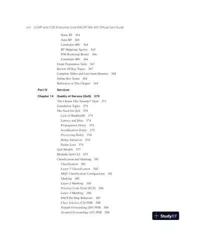 CCNP and CCIE Enterprise Core ENCOR 350-401 Official Cert Guide (2023) - Page 26 preview image