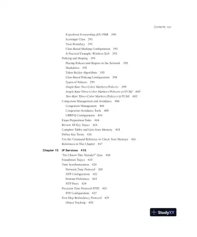 CCNP and CCIE Enterprise Core ENCOR 350-401 Official Cert Guide (2023) - Page 27 preview image