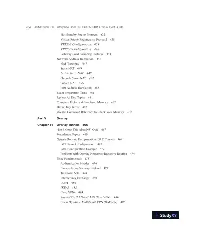 CCNP and CCIE Enterprise Core ENCOR 350-401 Official Cert Guide (2023) - Page 28 preview image