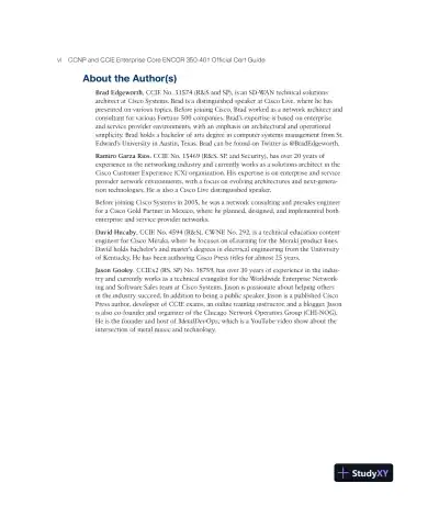 CCNP and CCIE Enterprise Core ENCOR 350-401 Official Cert Guide (2023) - Page 8 preview image