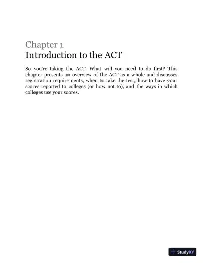ACT Prep: 6 Practice Tests + Content Review + Strategies (2021) - Page 14 preview image