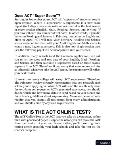ACT Prep: 6 Practice Tests + Content Review + Strategies (2021) - Page 21 preview image