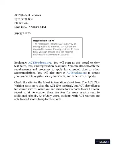 ACT Prep: 6 Practice Tests + Content Review + Strategies (2021) - Page 25 preview image