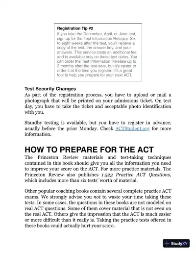ACT Prep: 6 Practice Tests + Content Review + Strategies (2021) - Page 26 preview image