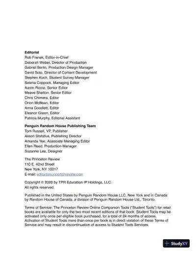 ACT Prep: 6 Practice Tests + Content Review + Strategies (2021) - Page 4 preview image