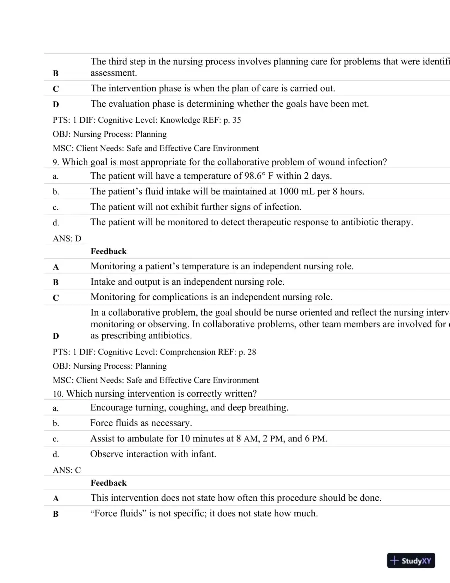 Test Bank For Maternal-Child Nursing, 4th Edition, page 20