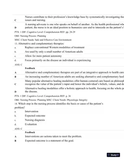 Test Bank For Maternal-Child Nursing, 4th Edition - Page 22 preview image