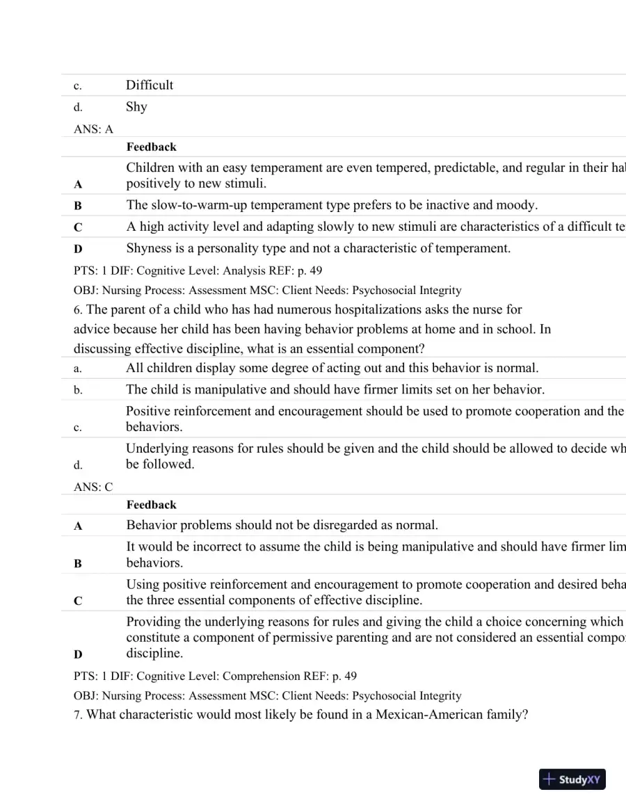 Test Bank For Maternal-Child Nursing, 4th Edition, page 27