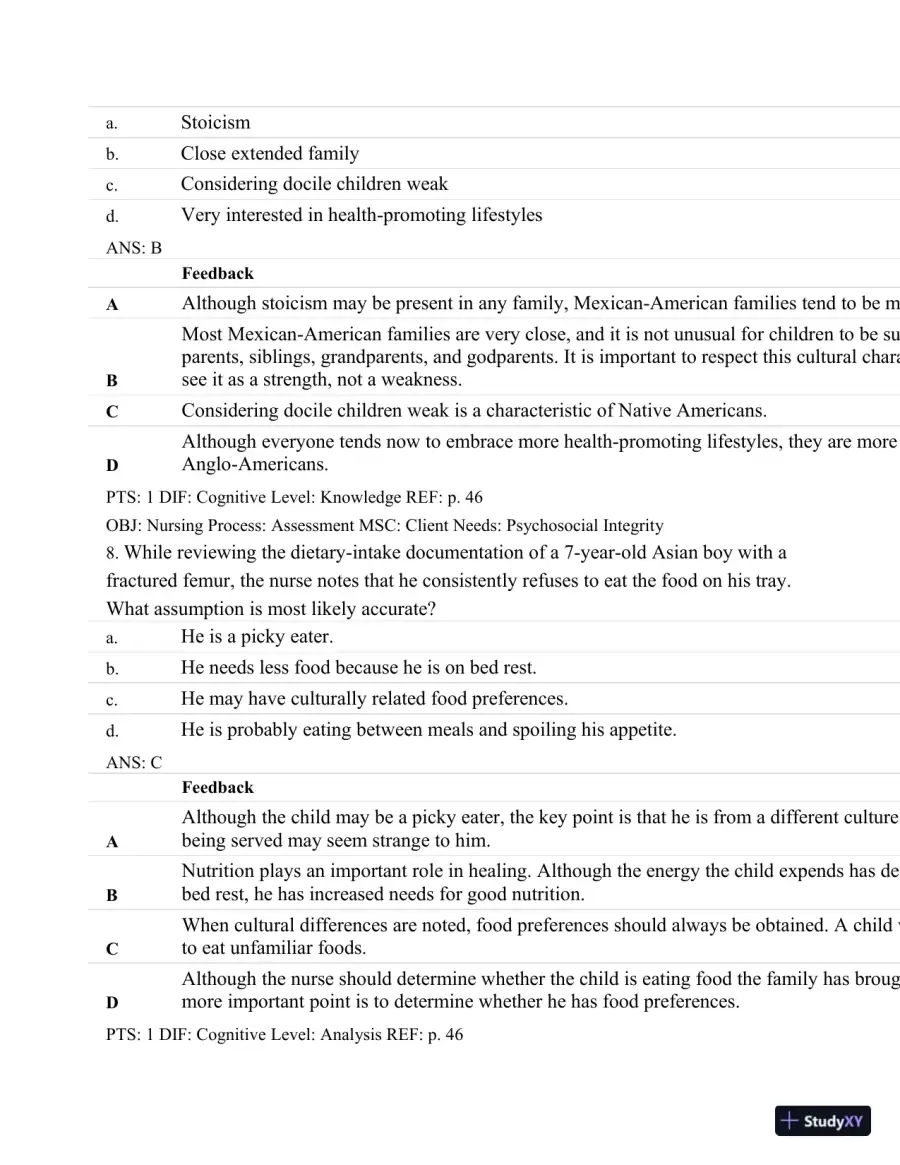 Test Bank For Maternal-Child Nursing, 4th Edition, page 28