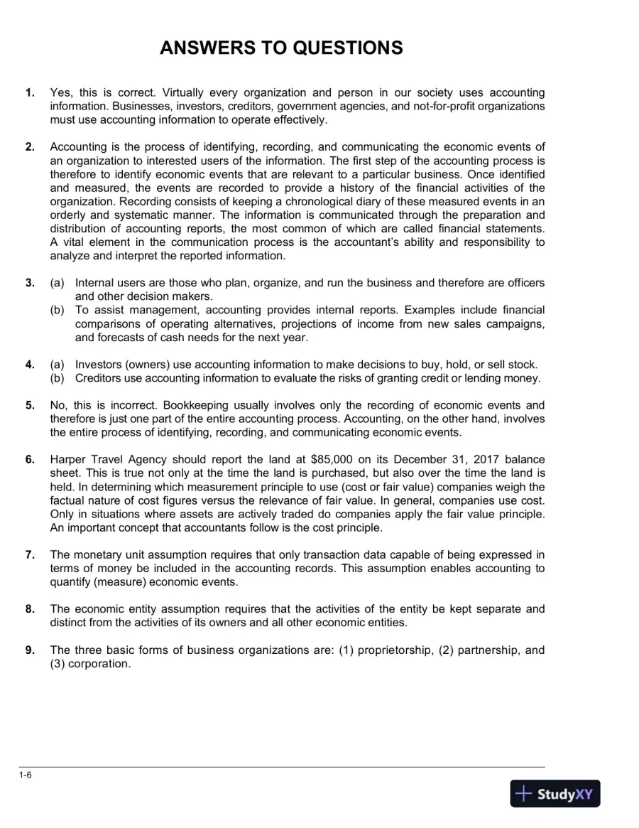 Solution Manual for Financial Accounting, 3rd Edition, page 10