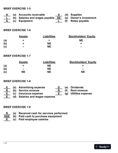 Solution Manual for Financial Accounting, 3rd Edition - Page 14 preview image