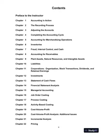 Solution Manual for Financial Accounting, 3rd Edition - Page 3 preview image
