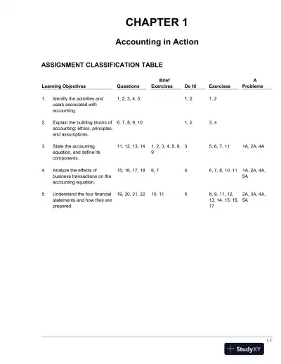 Solution Manual for Financial Accounting, 3rd Edition - Page 5 preview image