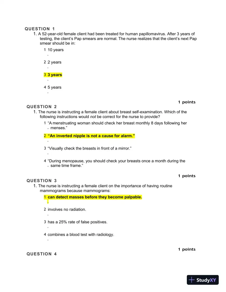 MDC3 Exam - Lecture notes 1-4 with Answers (89 Solved Questions), page 9