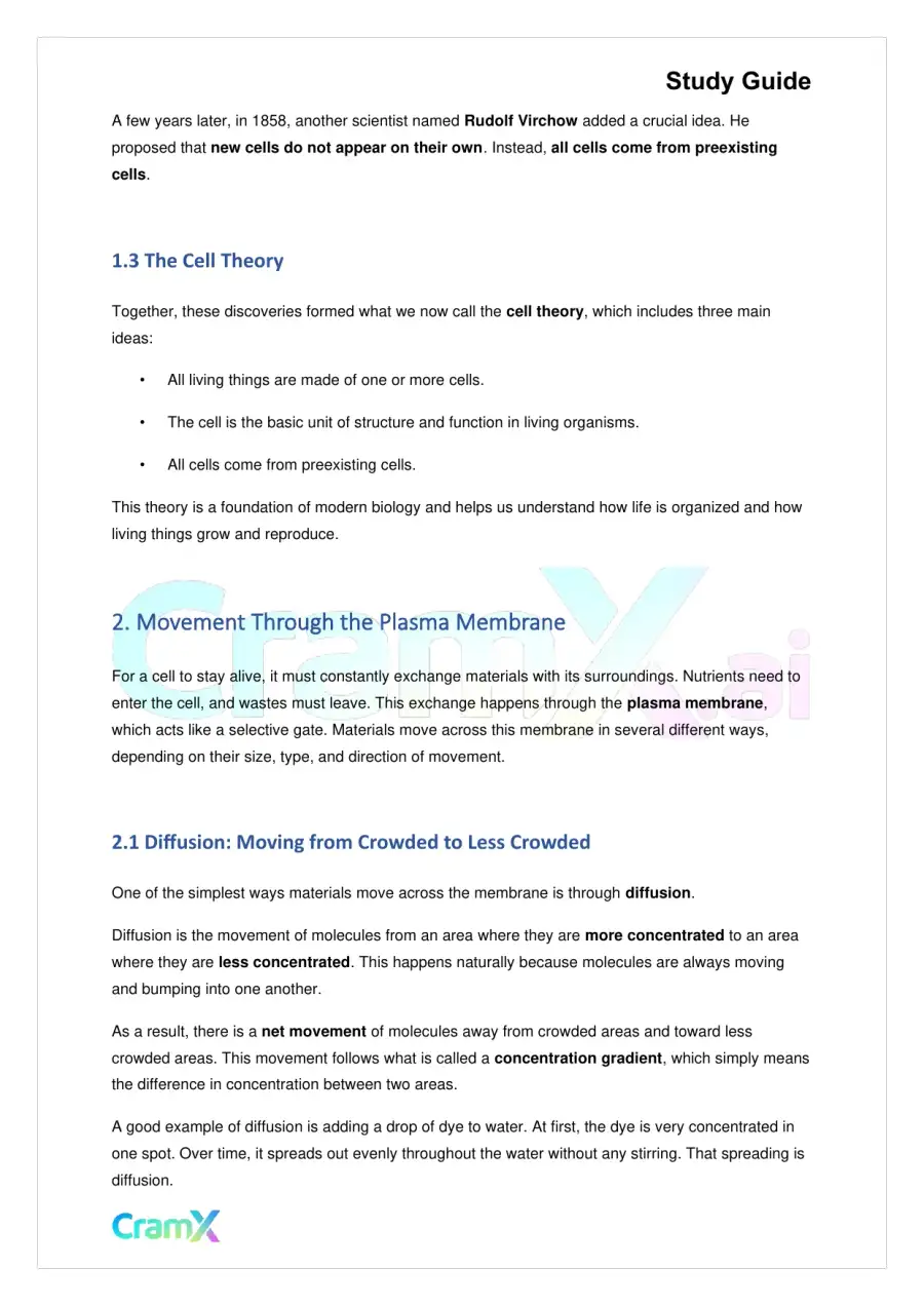 Biology - The Biology of Cells, page 2
