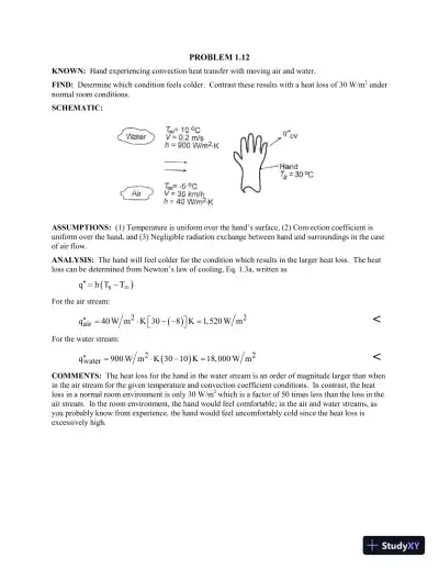 Solution Manual For Fundamentals of Heat and Mass Transfer, 8th Edition - Page 15 preview image