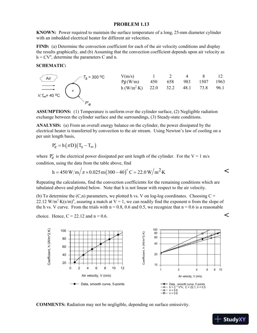 Solution Manual For Fundamentals of Heat and Mass Transfer, 8th Edition, page 16